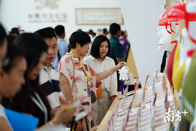 2019年在东莞举办的粤港澳大湾区文采会（资料图片）