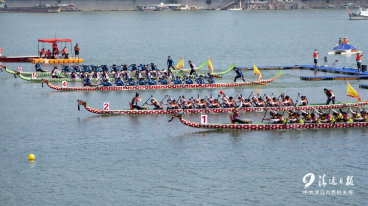 2022年9月3日,广东省第十六届运动会群众体育组龙舟比赛在清远市水上运动基地举行。
