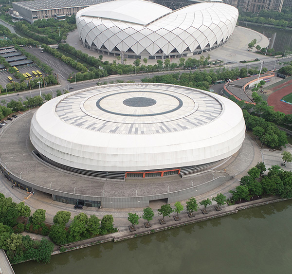 中国轻纺城体育中心体育馆 图片来源:杭州亚组委