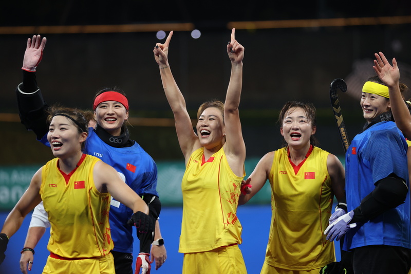 中国女曲时隔13年再夺亚运冠军。